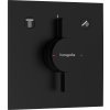 Hansgrohe DuoTurn E, robinet ascuns pentru 2 aparate, negru mat, HAN-75417670