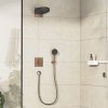 Hansgrohe DuoTurn E, robinet ascuns pentru 2 aparate, bronz periat, HAN-75417140