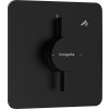 Hansgrohe DuoTurn Q, robinet ascuns pentru 1 aparat, negru mat, HAN-75614670