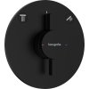 Hansgrohe DuoTurn S, robinet ascuns pentru 2 aparate, negru mat, HAN-75418670