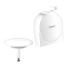 Hansgrohe Exafill S, set superior pentru duza de baie, set de scurgere si preaplin, alb mat, HAN-58117700
