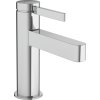 Hansgrohe Finoris, baterie lavoar 100, cu ieșire Push-Open, EcoSmart, crom, HAN-76010000