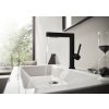 Hansgrohe Finoris, baterie lavoar 230, cu ieșire Push-Open și jet extras, EcoSmart, negru mat, HAN-76063670