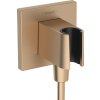 Hansgrohe FixFit E, cot cu suport de duș, bronz periat, HAN-26889140