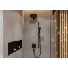 Hansgrohe FixFit E, cot de perete fără supapă de reținere, negru mat, HAN-27454670