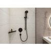 Hansgrohe FixFit E, cot de perete fără supapă de reținere, negru mat, HAN-27454670