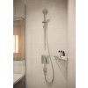Hansgrohe FixFit, cot de perete pătrat cu supapă de reținere, crom, HAN-26455000