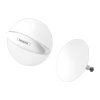 Hansgrohe Flexaplus, set superior de set de preaplin de scurgere, alb mat, HAN-58185700