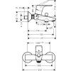 249455 hansgrohe focus e2 vanova bateria chromova han 31940000