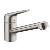 Hansgrohe Focus M42, baterie chiuveta M421-H100, aspect oțel inoxidabil, HAN-71808800