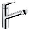 Hansgrohe Focus M42, robinet chiuveta M427-H150 cu spray extractibil, crom, HAN-71814000