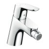 Hansgrohe Focus, baterie bideu cu maneta cu set de scurgere cu tija de tragere, crom, HAN-31920000