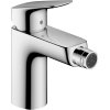Hansgrohe Logis, baterie bideu 100 cu set de scurgere cu tragere, crom, HAN-71200000