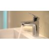 Hansgrohe Logis, baterie lavoar cu manetă 100, cu set de scurgere, crom, HAN-71100000