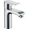 Hansgrohe Metris New, baterie lavoar cu manetă 110 CoolStart, cu priză, crom, HAN-31121000