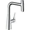 Hansgrohe Metris Select M71, baterie de bucătărie 240, duș extrabil, 2jet, sBox, crom, HAN-73817000