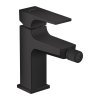 Hansgrohe Metropol, baterie bideu pe soclu cu Push-Open, negru mat, HAN-32520670