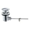 Hansgrohe Seturi de scurgere, set de scurgere cu tragere pentru robinete de lavoar si bideu, crom, HAN-94139000