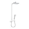 Hansgrohe Raindance E, Showerpipe 360 ​​​​1jet cu termostat ShowerTablet Select 300, alb/crom, HAN-27288400