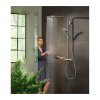 Hansgrohe Raindance Select S, Showerpipe 240 1jet PowderRain cu termostat, crom, HAN-27633000