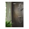 Hansgrohe Raindance Select S, Showerpipe 240 1jet PowderRain cu termostat, crom, HAN-27633000