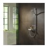 Hansgrohe Raindance Select S, set de dus 120 3jet PowderRain cu tija de dus 90 cm, crom, HAN-27667000
