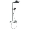 Hansgrohe Rainfinity, Showerpipe 250 1jet EcoSmart cu termostat ShowerTablet 350, crom, HAN-28742000