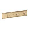 Hansgrohe RainSelect, robinet ascuns pentru 2 aparate, bronz periat, HAN-15380140