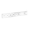Hansgrohe RainSelect, robinet ascuns pentru 4 aparate, alb mat, HAN-15382700