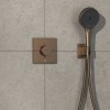 Hansgrohe ShowerSelect Comfort E, termostat ascuns pentru 2 aparate cu EN1717, bronz periat, HAN-15578140