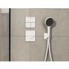Hansgrohe ShowerSelect Comfort E, supapă ascunsă pentru 3 aparate, alb mat, HAN-15573700