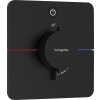 Hansgrohe ShowerSelect Comfort Q, termostat ascuns pentru 1 aparat, negru mat, HAN-15581670