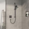 Hansgrohe ShowerSelect Comfort Q, termostat ascuns pentru 1 aparat, crom negru periat, HAN-15581340
