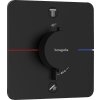 Hansgrohe ShowerSelect Comfort Q, termostat ascuns pentru 2 aparate cu EN1717, negru mat, HAN-15586670