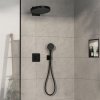 Hansgrohe ShowerSelect Comfort Q, termostat ascuns pentru 2 aparate cu EN1717, negru mat, HAN-15586670
