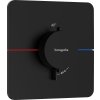 Hansgrohe ShowerSelect Comfort Q, termostat ascuns, negru mat, HAN-15588670