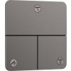 Hansgrohe ShowerSelect Comfort Q, supapă ascunsă pentru 3 aparate, crom negru periat, HAN-15587340