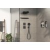 Hansgrohe ShowerSelect Comfort Q, supapă ascunsă pentru 3 aparate, crom negru periat, HAN-15587340