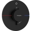 Hansgrohe ShowerSelect Comfort S, termostat ascuns pentru 1 aparat, negru mat, HAN-15553670
