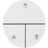 Hansgrohe ShowerSelect Comfort S, robinet ascuns pentru 3 aparate, alb mat, HAN-15558700