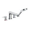 Hansgrohe Talis E, baterie baie, montaj cu 4 orificii, crom, HAN-71748000