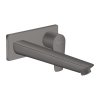 Hansgrohe Talis E, baterie lavoar cu pârghie ascunsă, cu gura de scurgere 22,5 cm, crom negru periat, HAN-71734340