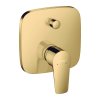 Hansgrohe Talis E, baterie de baie cu manetă ascunsă cu comutator pentru 2 corpuri, auriu lucios, HAN-71745990