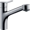 Hansgrohe Talis M52, baterie pentru chiuveta cu spray extractibil, crom, HAN-32841000