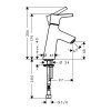 Hansgrohe Talis S, supapă 80 pentru apă rece, crom, HAN-72017000