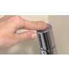 Hansgrohe Talis Select S, baterie lavoar 80 cu priză, buton de comandă, crom, HAN-72040000