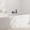 Hansgrohe Tecturis E, robinet cu 3 găuri pentru marginea căzii, negru mat, HAN-73443670