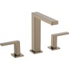 Hansgrohe Tecturis E, baterie lavoar cu 3 orificii 150 EcoSmart+ cu garnitură Push-Open, bronz periat, HAN-73030140