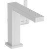 Hansgrohe Tecturis E, baterie lavoar cu pârghie 110 Fine CoolStart EcoSmart+ cu garnitură de gunoi, alb mat, HAN-73020700