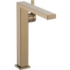 Hansgrohe Tecturis E, baterie lavoar cu manetă 240 Fine CoolStart EcoSmart+ fără garnitură, bronz periat, HAN-73072140